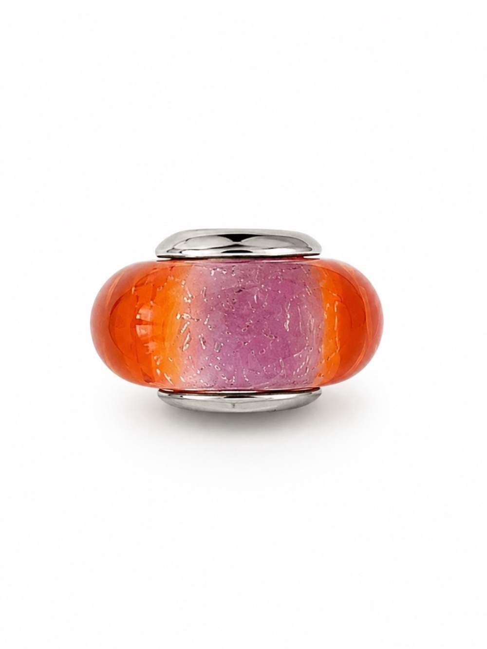 Pandora Pink, Orange, Yellow Charm